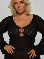 AMORA KNIT COVER-UP