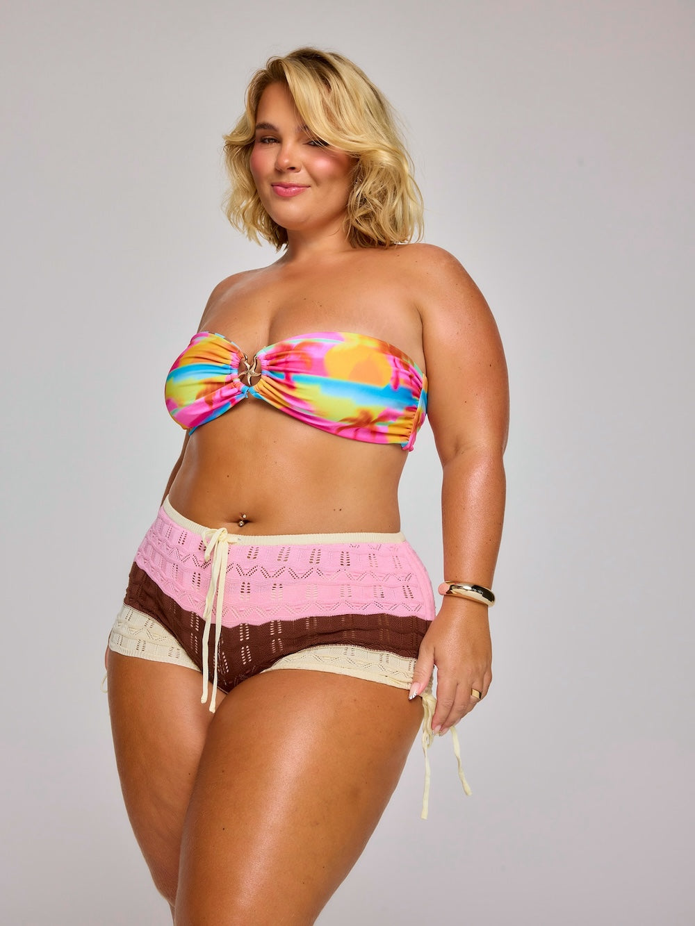 OASIS CROCHET SHORT