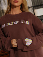 NO SLEEP CLUB OVERSIZE SWEATER
